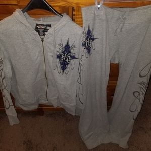 Harley Davidson sweatshirt & lounge pant set